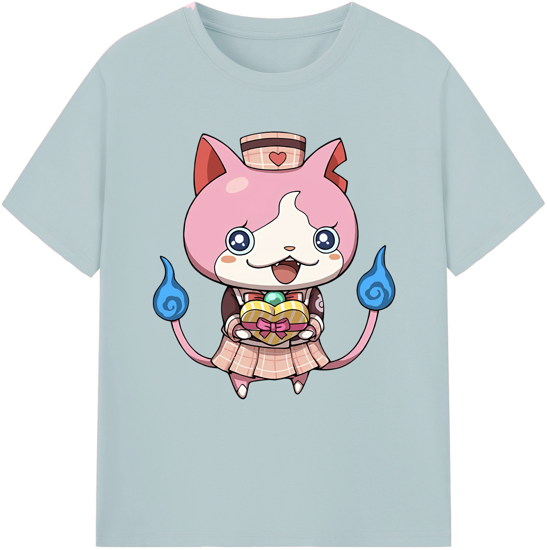 （画像用） 妖怪ウォッチ Yo-kai Watch 綿100％半袖Tシャツ（フロントプリント）